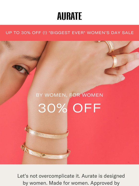 30% OFF (!) & WOMAN APPROVED