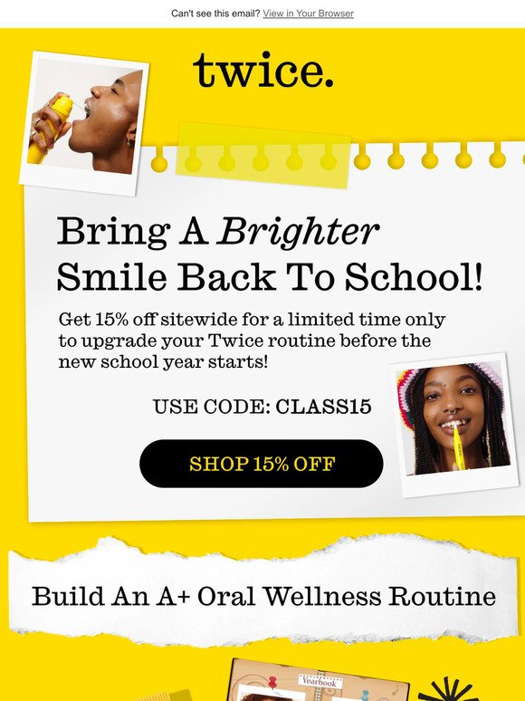 Bring Brighter Smiles Back To School! 🎒