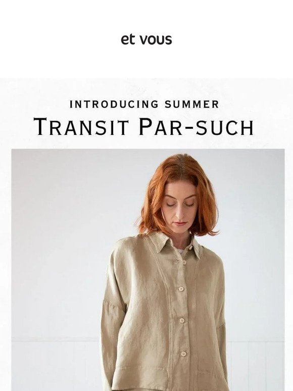 👉 Introducing NEW Transit Par-Such 🥰 Just landed