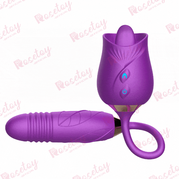Rose Tongue Extender W/Dildo