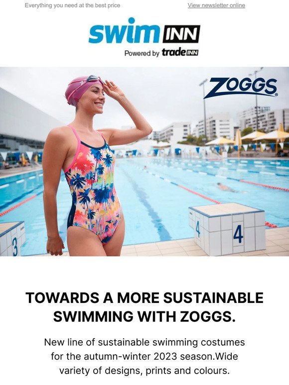 Join the sustainability movement with Zoggs swimming costumes