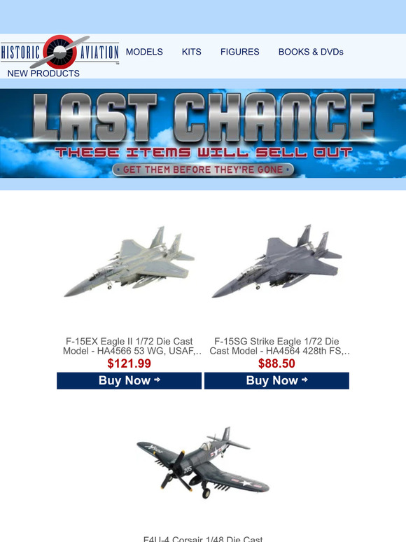 Last Chance Items - only a few left