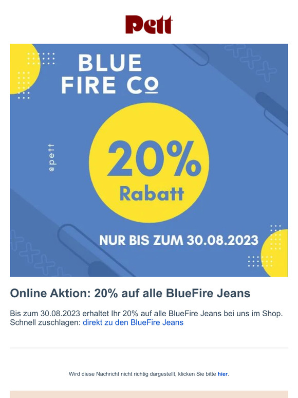 ★ 20% ★ auf alle BlueFire Jeans