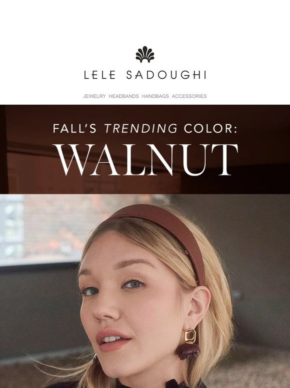 Shop the trend: Walnut 🤎