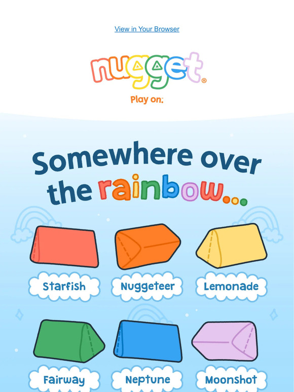 Nugget Comfort A full Nugget rainbow 🌈 Milled