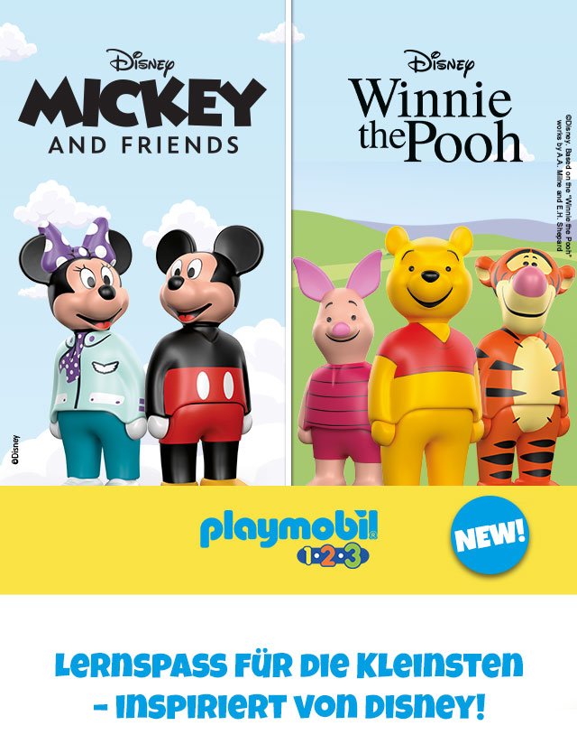 Playmobil AT: PLAYMOBIL 1.2.3 & DISNEY für Kleinkinder