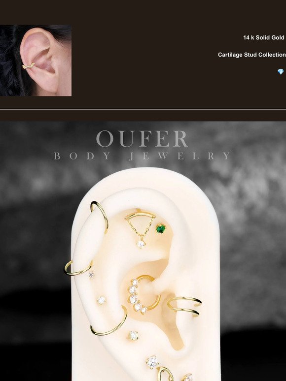 Wow💙 OUFER Whole look of Cartilage🦻 Collection