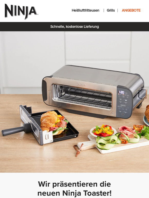 Ninja Kitchen Wir präsentieren die neuen Ninja Toaster! Milled