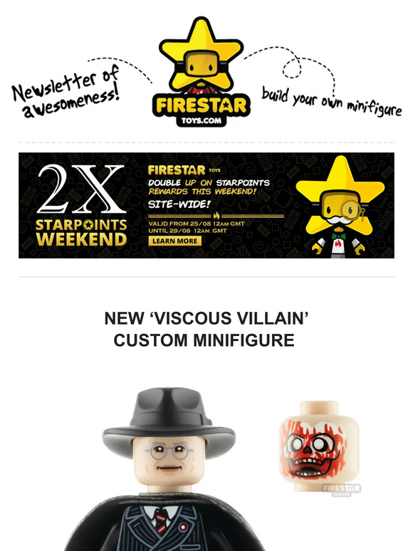 🤠Adventure Awaits: Viscous Villain, Contemptible Colonel & Menacing Mechanic Custom Minifigures are now at Firestar Toys