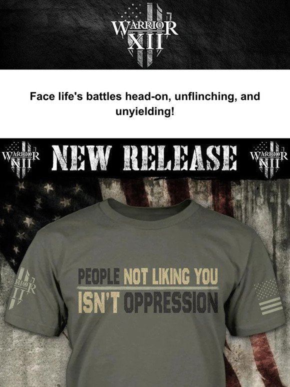 Be the voice of reason. Get your very own You're Not Oppressed Shirt