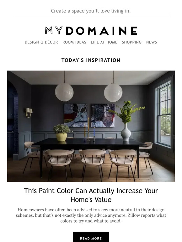 MyDomaine This Paint Color Can Actually Increase Your Home's Value