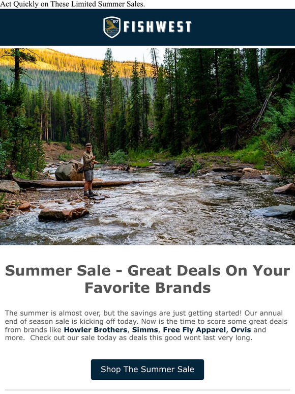 End Of Season Sale Starts NOW!