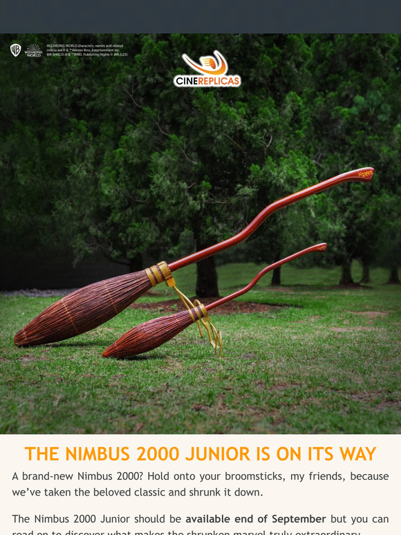 Cinereplicas USA: The Nimbus 2000 is back! 😱 Pre-order yours right now !