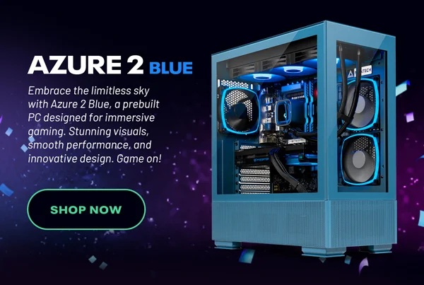 Skytech Gaming: Upgrade to an eye-catching special edition blue Azure 2 ...