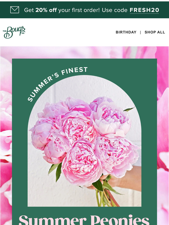 The Bouqs Co: We've (still) Got Peony Fever | Milled