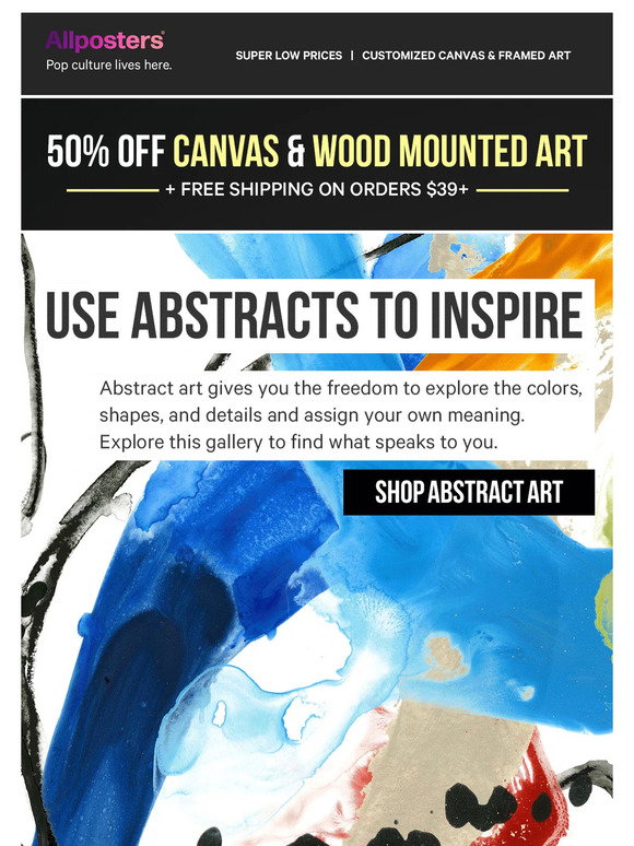 AllPosters: Create a mood with abstract art | Milled