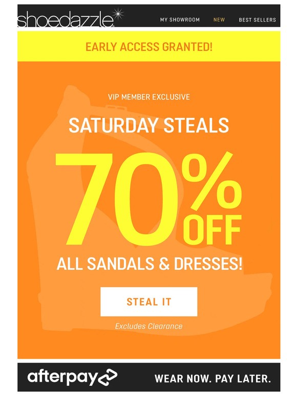 ShoeDazzle You've earned Early Access 👀 Milled