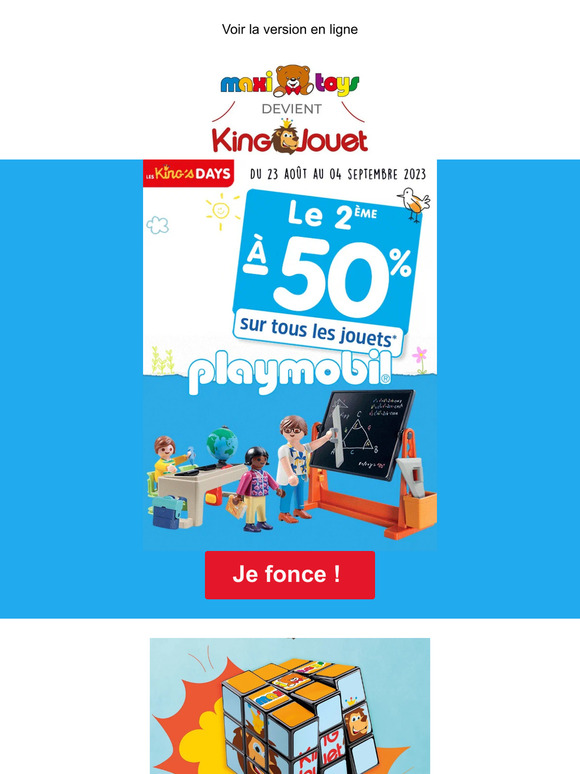 PLAYMOBIL : le 2ème à -50% !