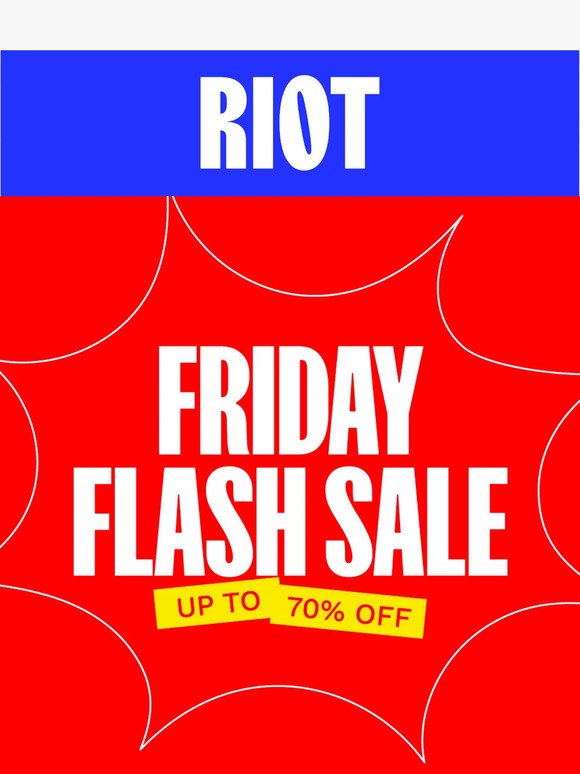 ⚡ Friday Flash Sale Starts Now! Limited time only!