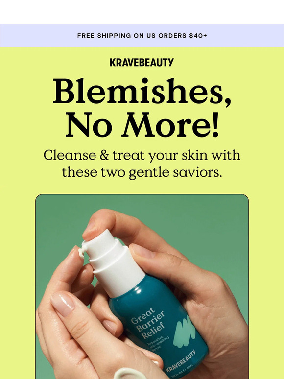 Krave Beauty It’s Time To Breakup With Breakouts Milled