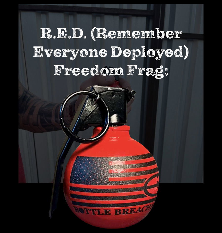 Bottle Breacher: Open with a Bang: Freedom Frag Openers! | Milled