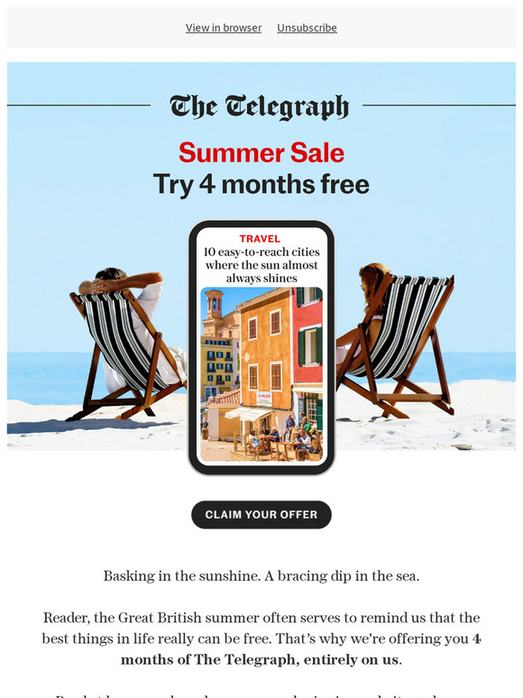 We’re giving you 4 months free