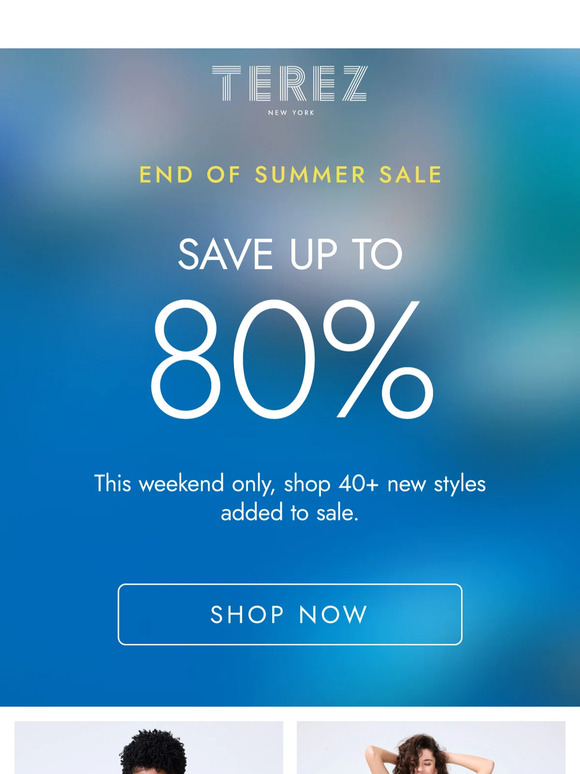 Up to 80% off Starts Now!