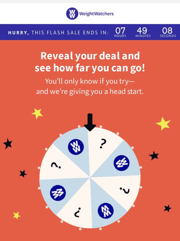 Ends tonight: reveal your deal inside