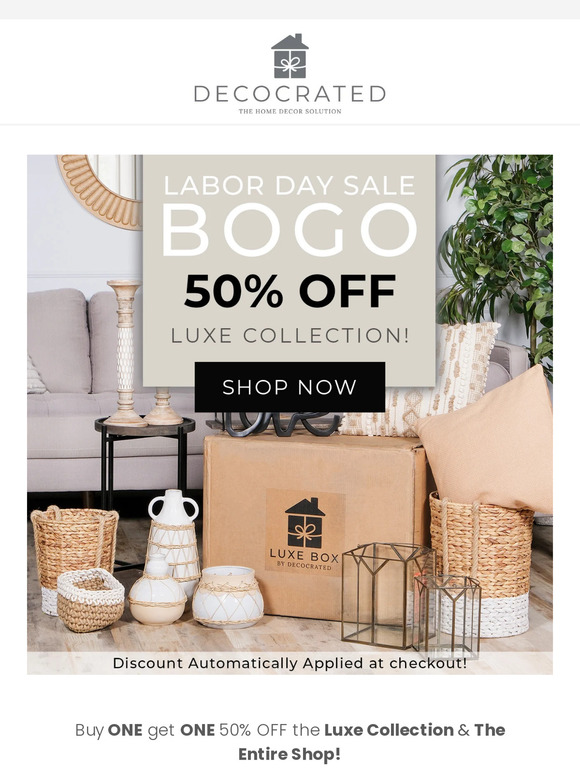 Luxe Collection BOGO 50% OFF!