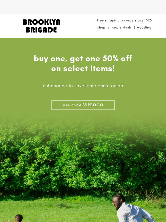 Last Chance 🚨 BOGO 50% on Select Items!