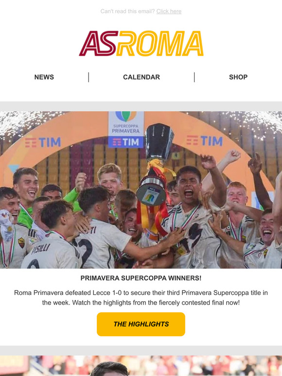 The Primavera Supercoppa is ours!