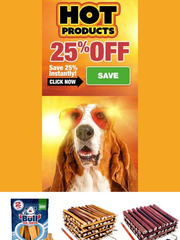 The Doggy Hotlist > 25% Off Today