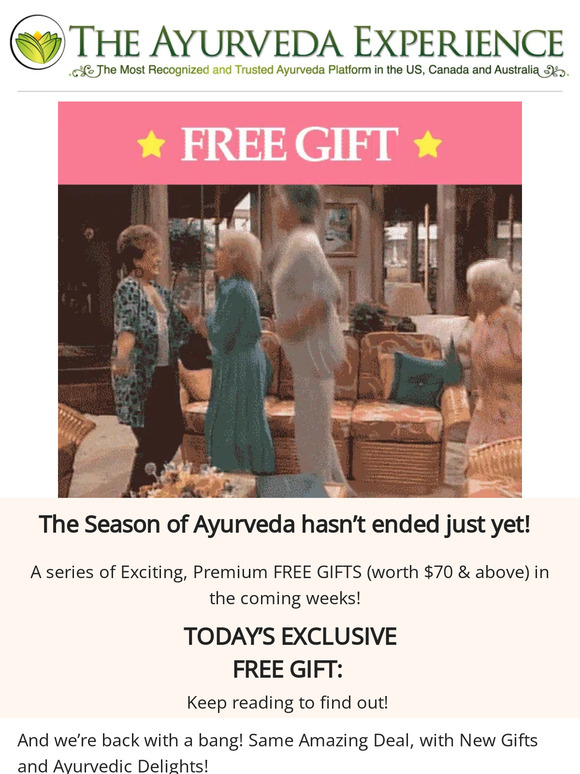 You haven’t claimed your free gift yet, —?