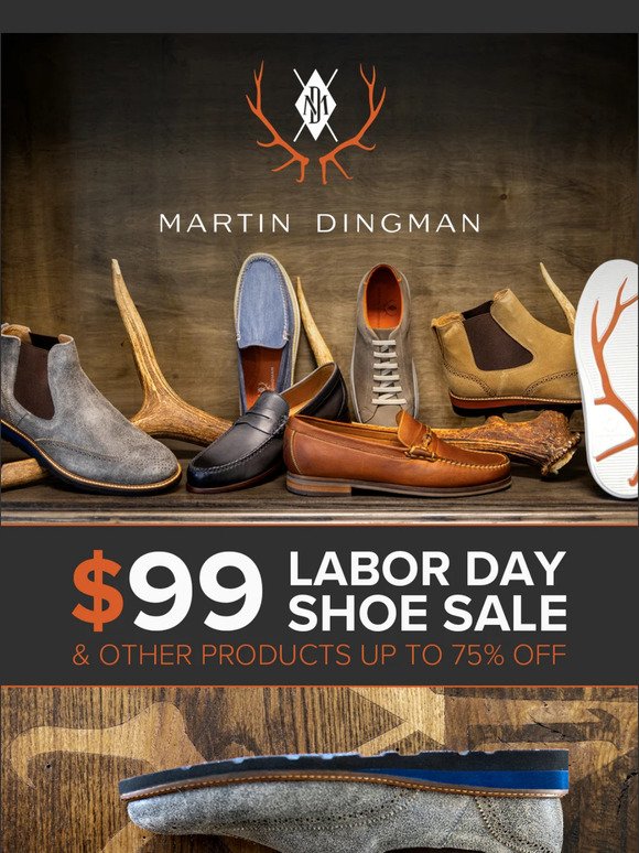 $99 Labor Day Shoe Sale