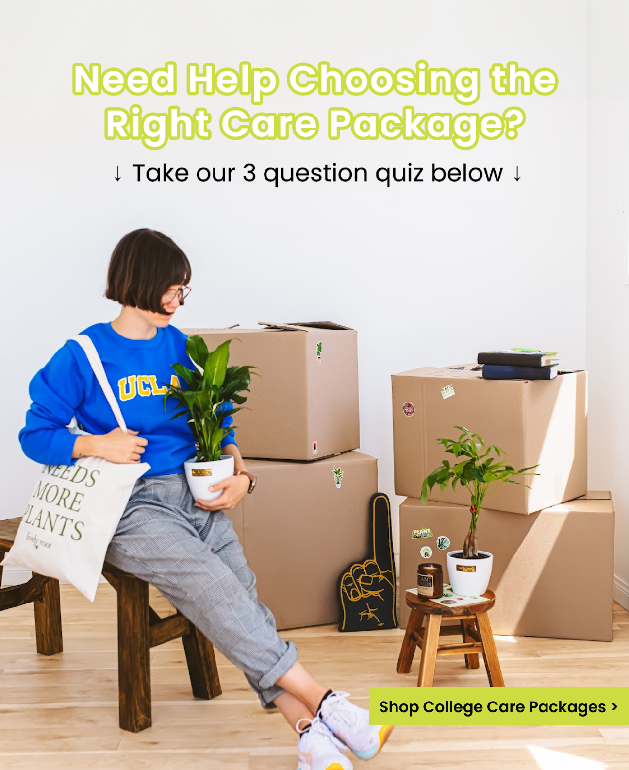 Shop college care packages