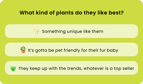 What kind of plants do they like best?