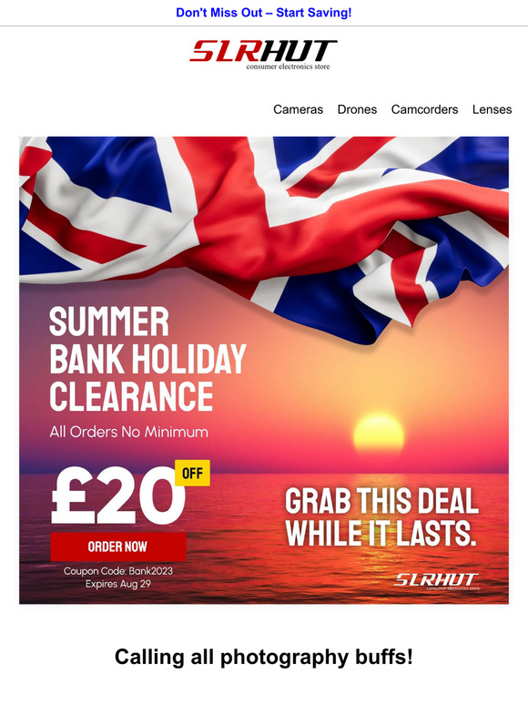 🌞 Sunny Savings Await! Bank Holiday Deals You Can't Miss 🌼