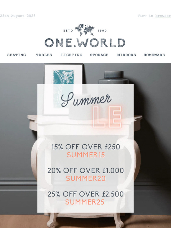 Summer Sale-ing On ⛵