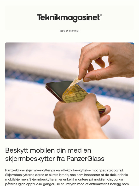 Beskytt mobilen din med nytt mobiltilbehør