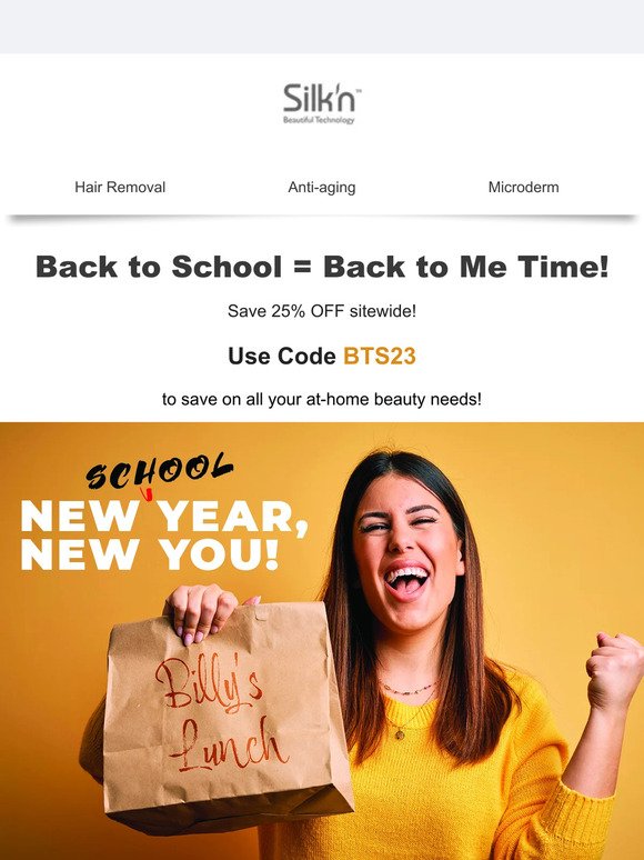 Sitewide sale to celebrate Back to School!