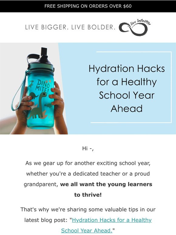 Stay Healthy and Hydrated All School Year