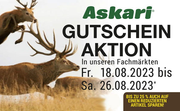 Fachmarktaktion: Bis zu 25% auf ausgewählte Artikel! Mehr Infos im Shop.
