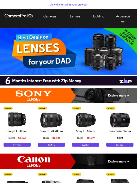 Father's Day Special: Amazing Deals on Lenses for Dad!