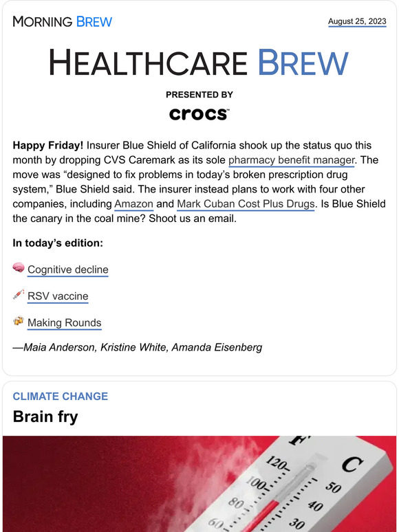 Healthcare Brew Blue Shield Amazon Milled