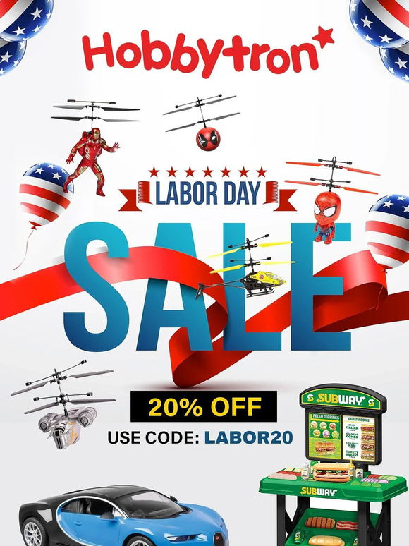 Happy Labor Day! Save 20 OFF Now!