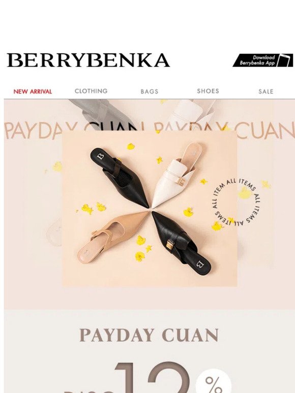 PAYDAY CUAN DISC 12% OFF & FREE ONGKIR🤩