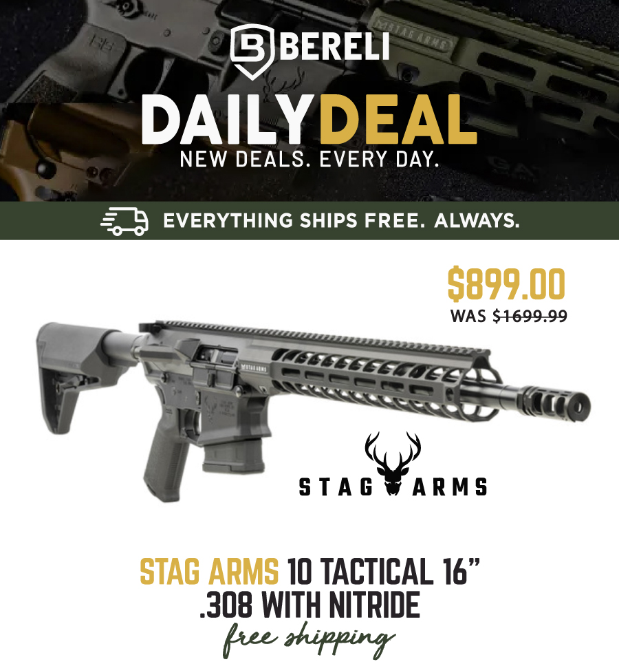 Bereli: Daily Deal 🦌 NO JOKE: Stag Arms 16