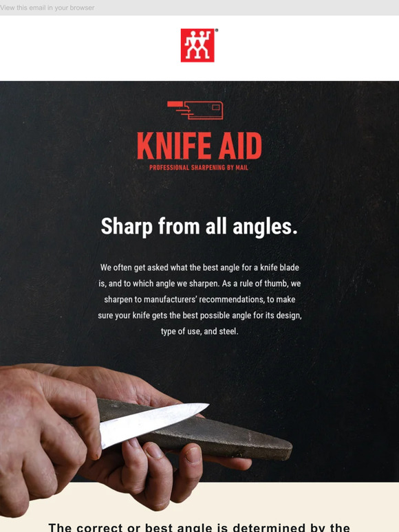 zwilling FR What is the best angle for my knife? Milled