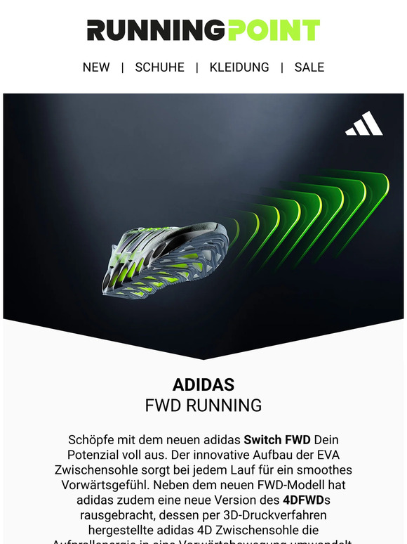 Pure Vorwärtsbewegung mit dem adidas Switch FWD