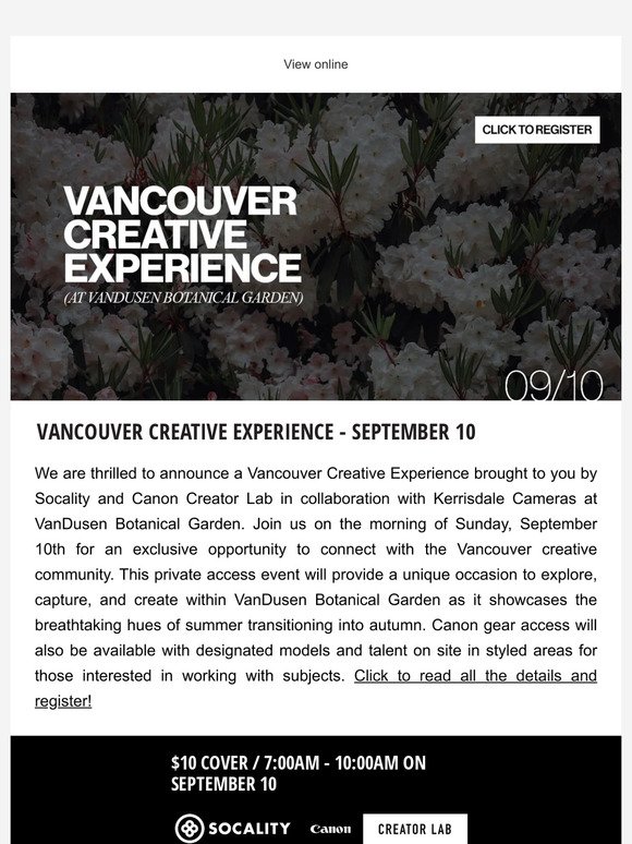 Get Ready to Create: Canon Creator Lab Events Return this September!